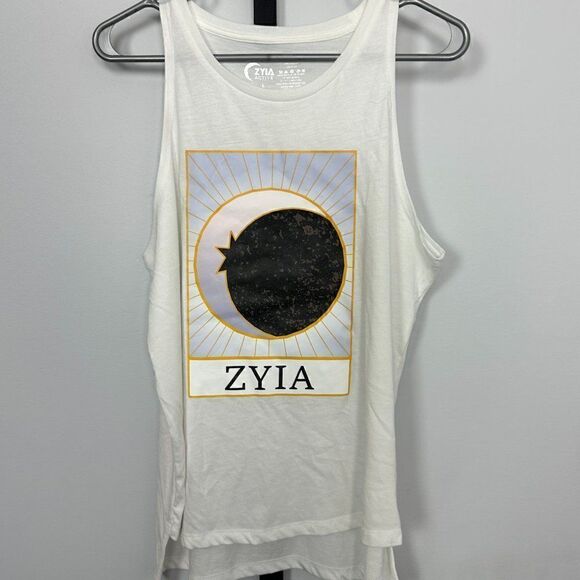 Euc Zyia Active, 2 Moon Tank Top, Size L - Picture 2 of 7